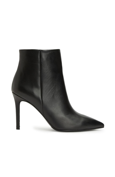  Divarese Kadın Siyah Deri Bot