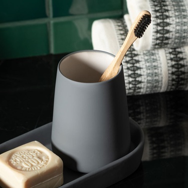  BOHO DİŞ FIRÇALIK GRİ