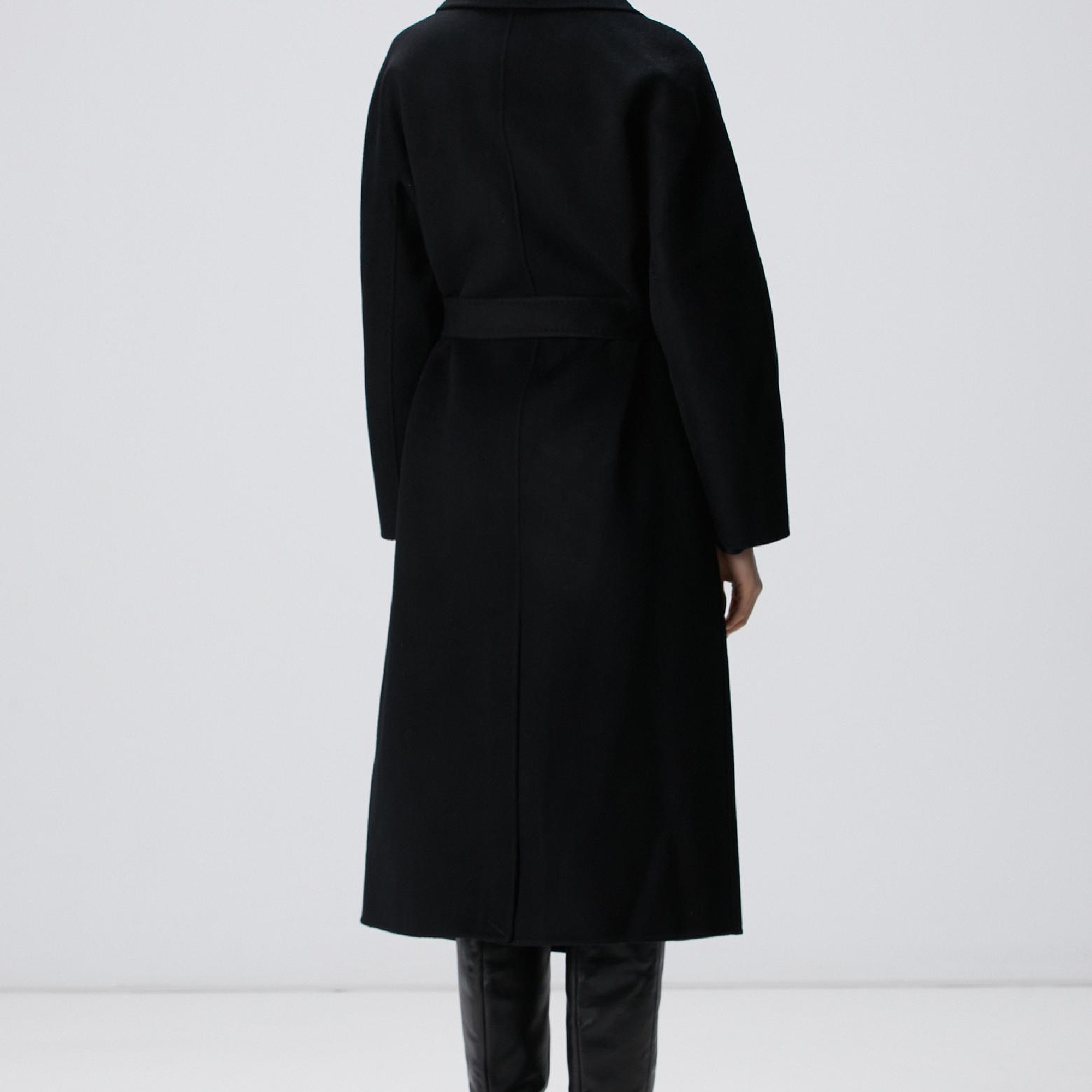 Network Kadın Limited Siyah Yün Karışımlı Manto