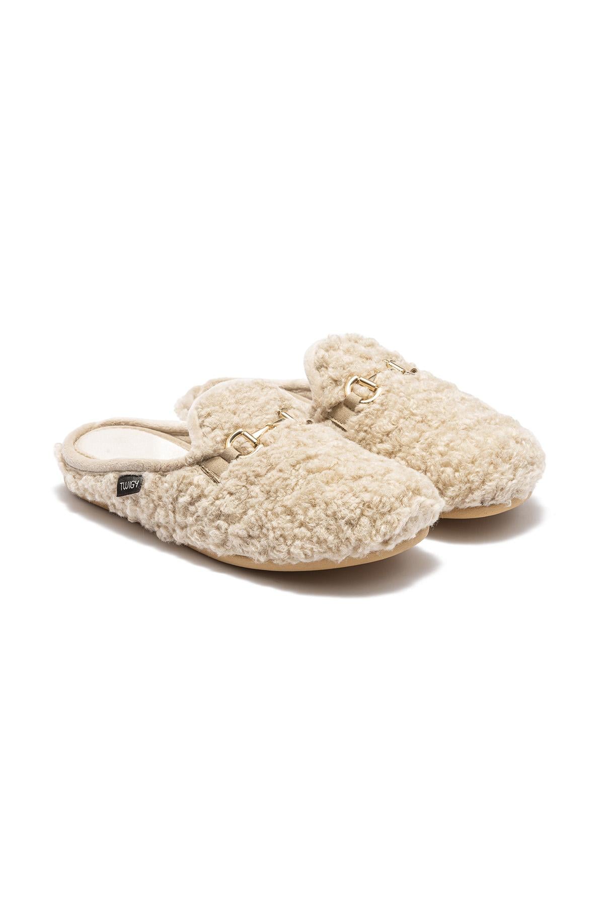  Kate Kadın Ev Terliği Bej 37/41