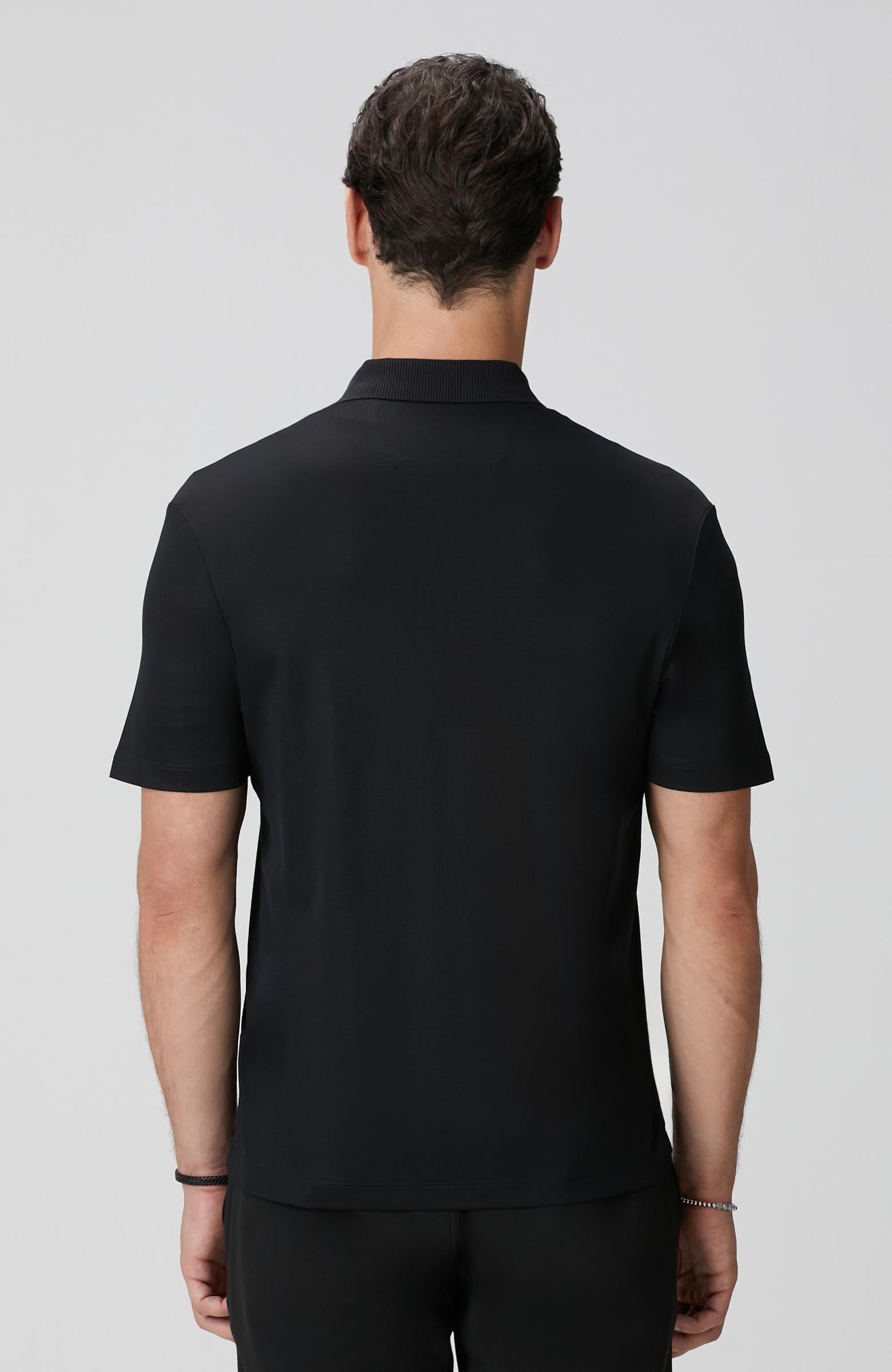  Network Erkek N-Tech Siyah Fermuarlı Örme Gömlek