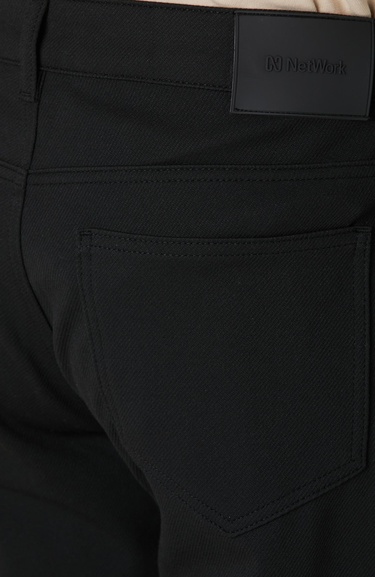  Network Erkek Siyah Casual Pantolon