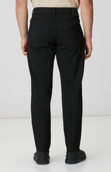  Network Erkek Siyah Casual Pantolon
