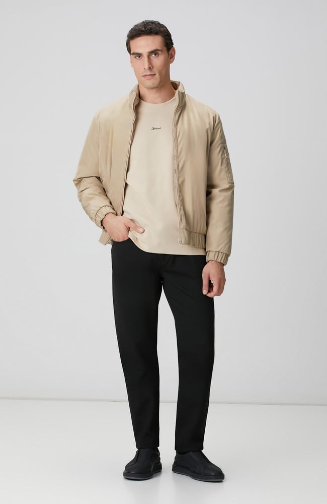  Network Erkek Siyah Casual Pantolon