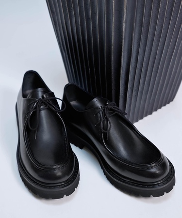  YARGICI Bağcıklı Deri Düz Ayakkabı