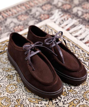  YARGICI Bağcıklı Deri Düz Ayakkabı