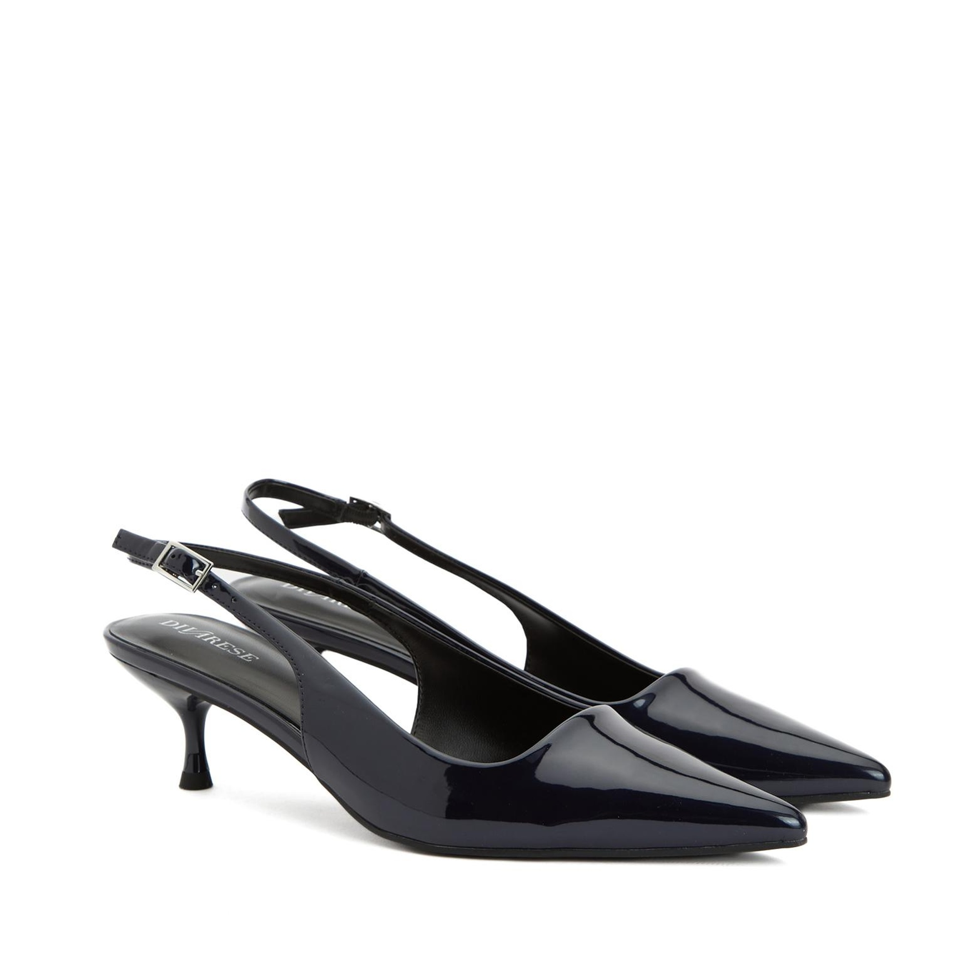 Divarese Kadın Lacivert Bantlı Topuklu Sandalet