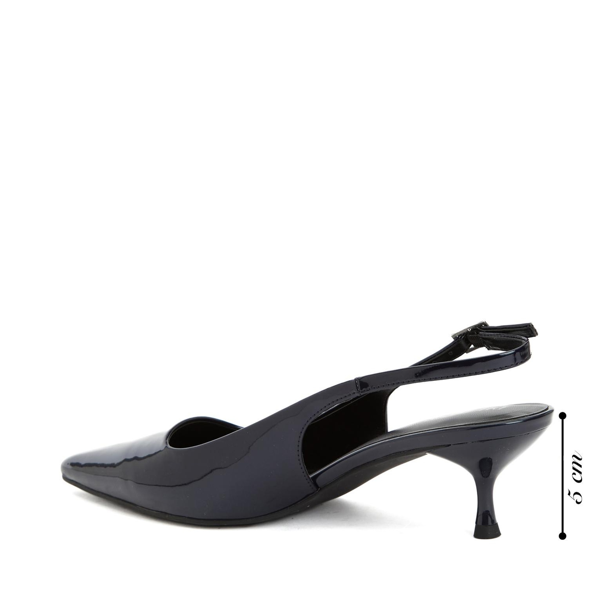 Divarese Kadın Lacivert Bantlı Topuklu Sandalet