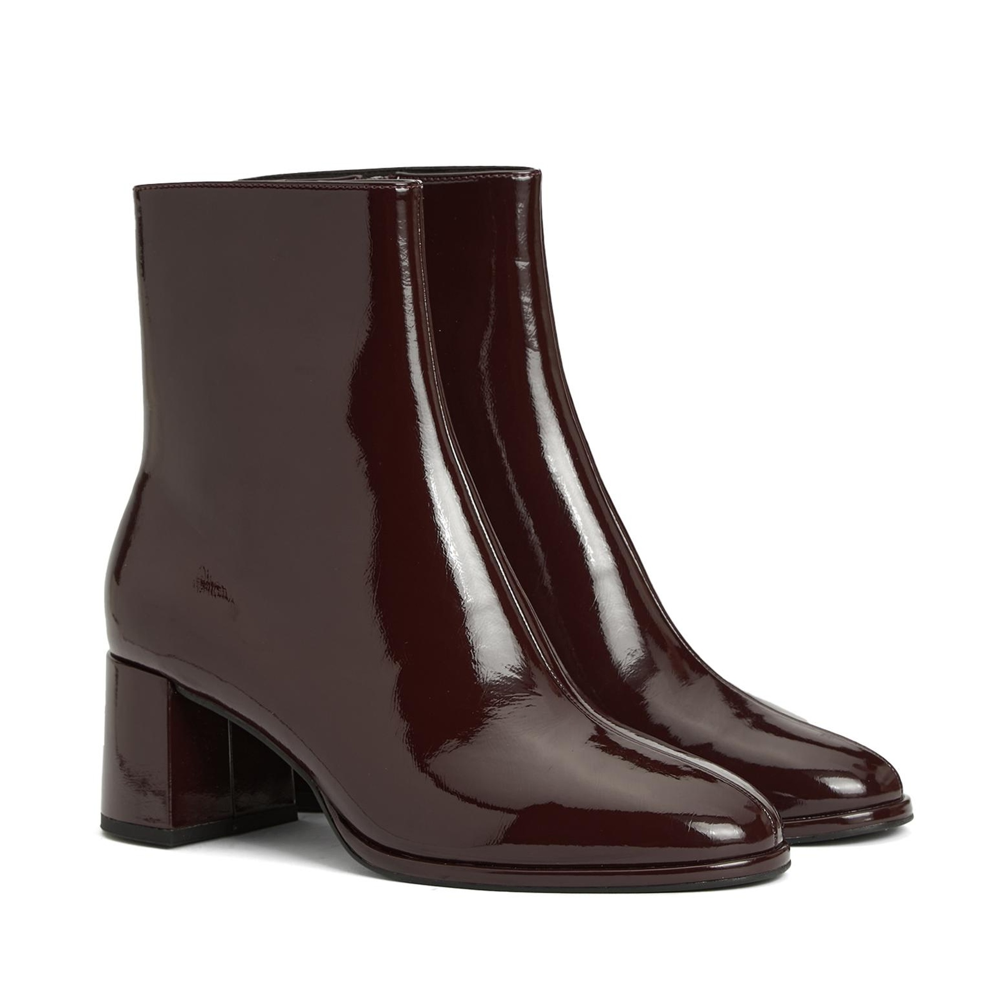 Divarese Kadın Bordo Parlak Bot