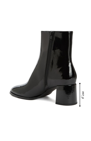  Divarese Kadın Siyah Parlak Bot