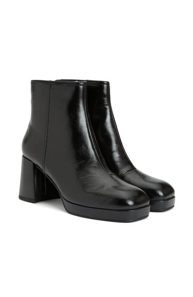  Divarese Kadın Siyah Topuklu Bot