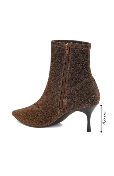  Divarese Kadın Bronz Desenli Bot