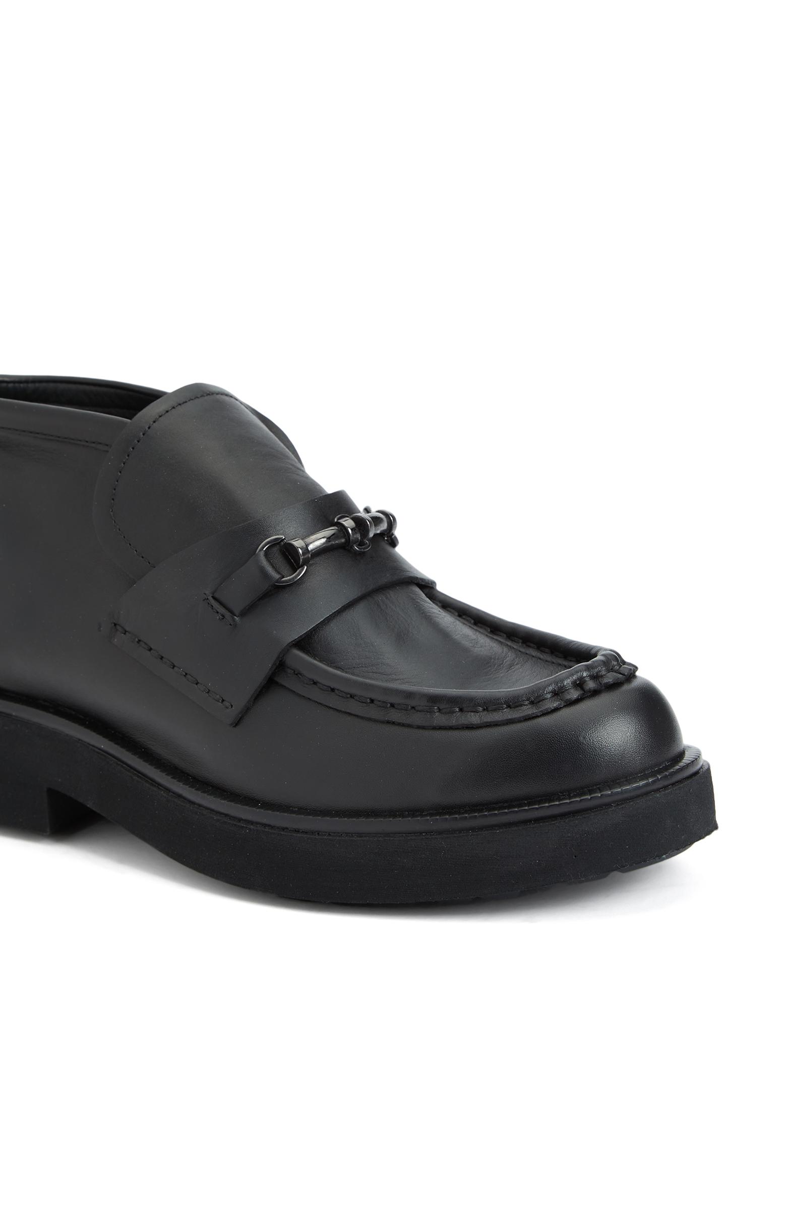  Divarese Kadın Siyah Deri Bot