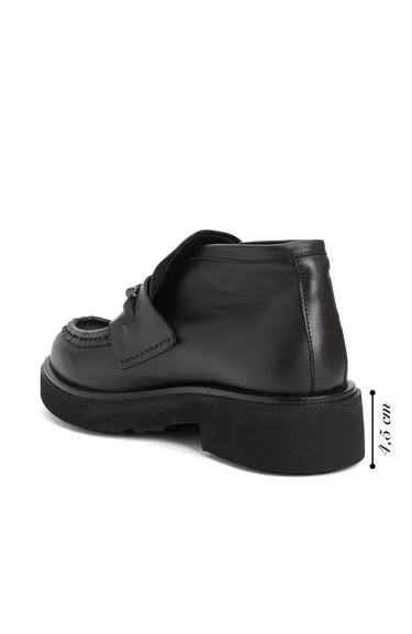  Divarese Kadın Siyah Deri Bot