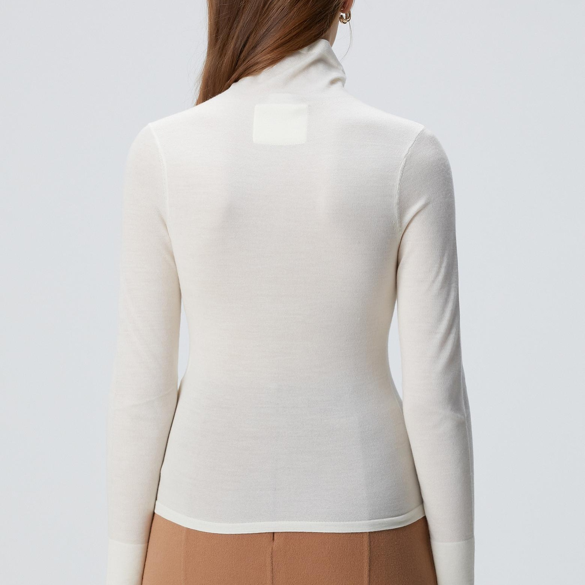 Network Kadın Limited Kırık Beyaz Yün Kazak