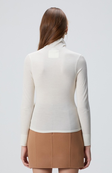  Network Kadın Limited Kırık Beyaz Yün Kazak