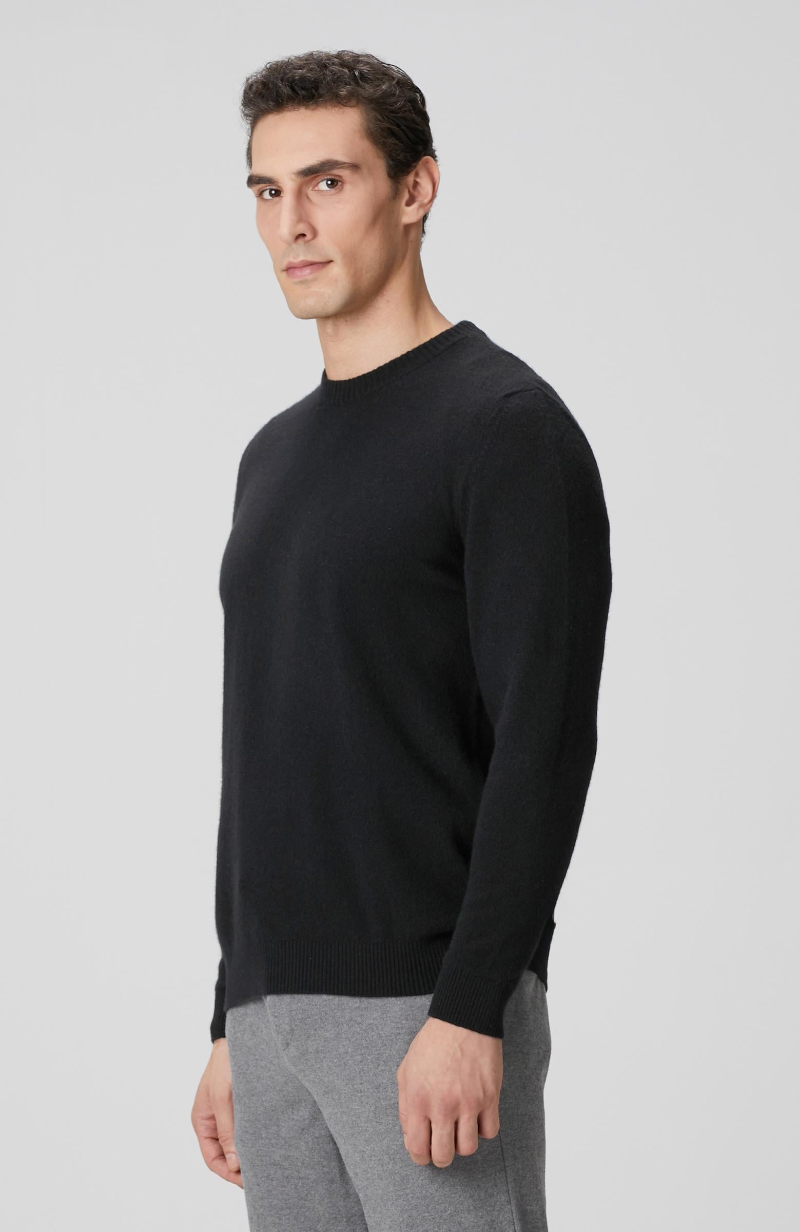  Network Erkek Limited Siyah Kaşmir Triko Kazak