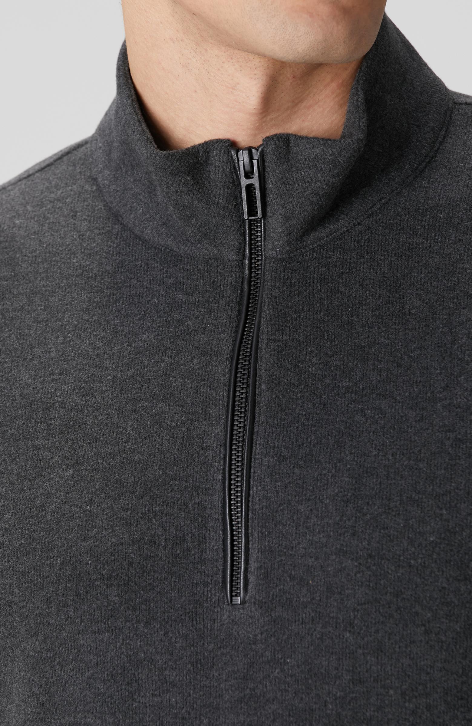 Network Erkek Antrasit Dik Yaka Fermuarlı Sweatshirt