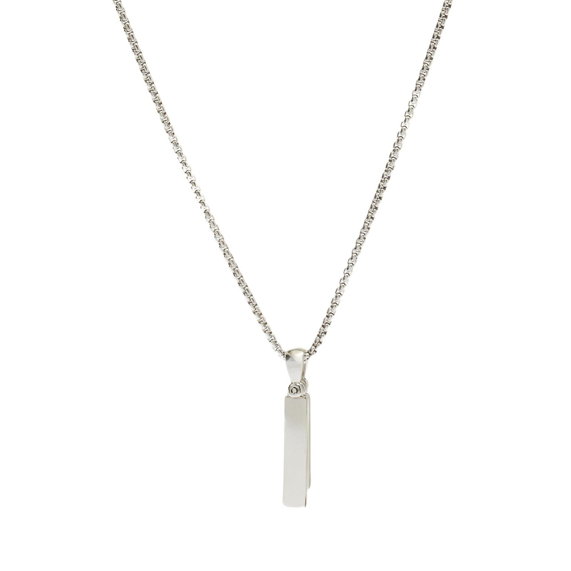 Network Erkek Silver Kolye