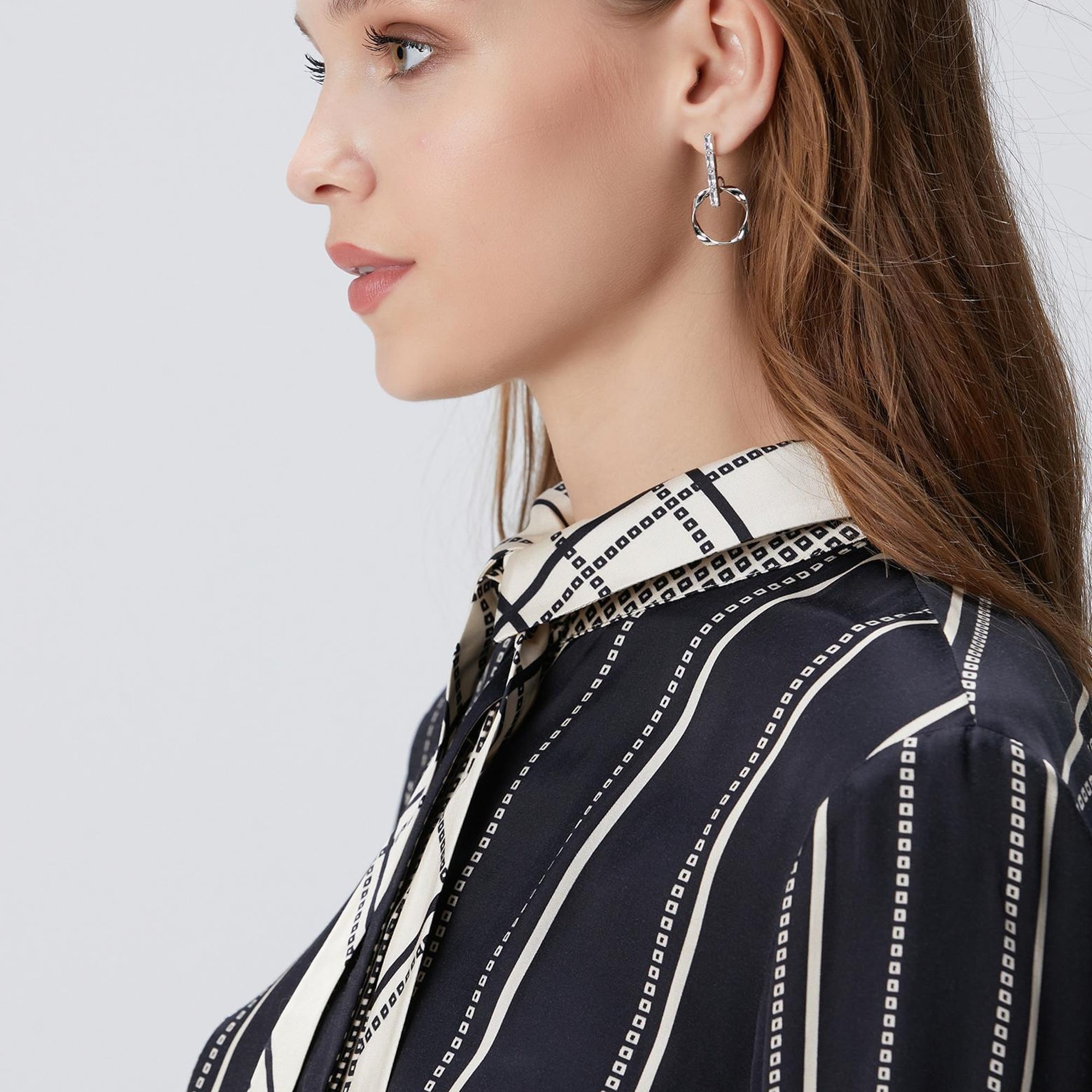 Network Kadın Silver Gümüş Rengi Küpe