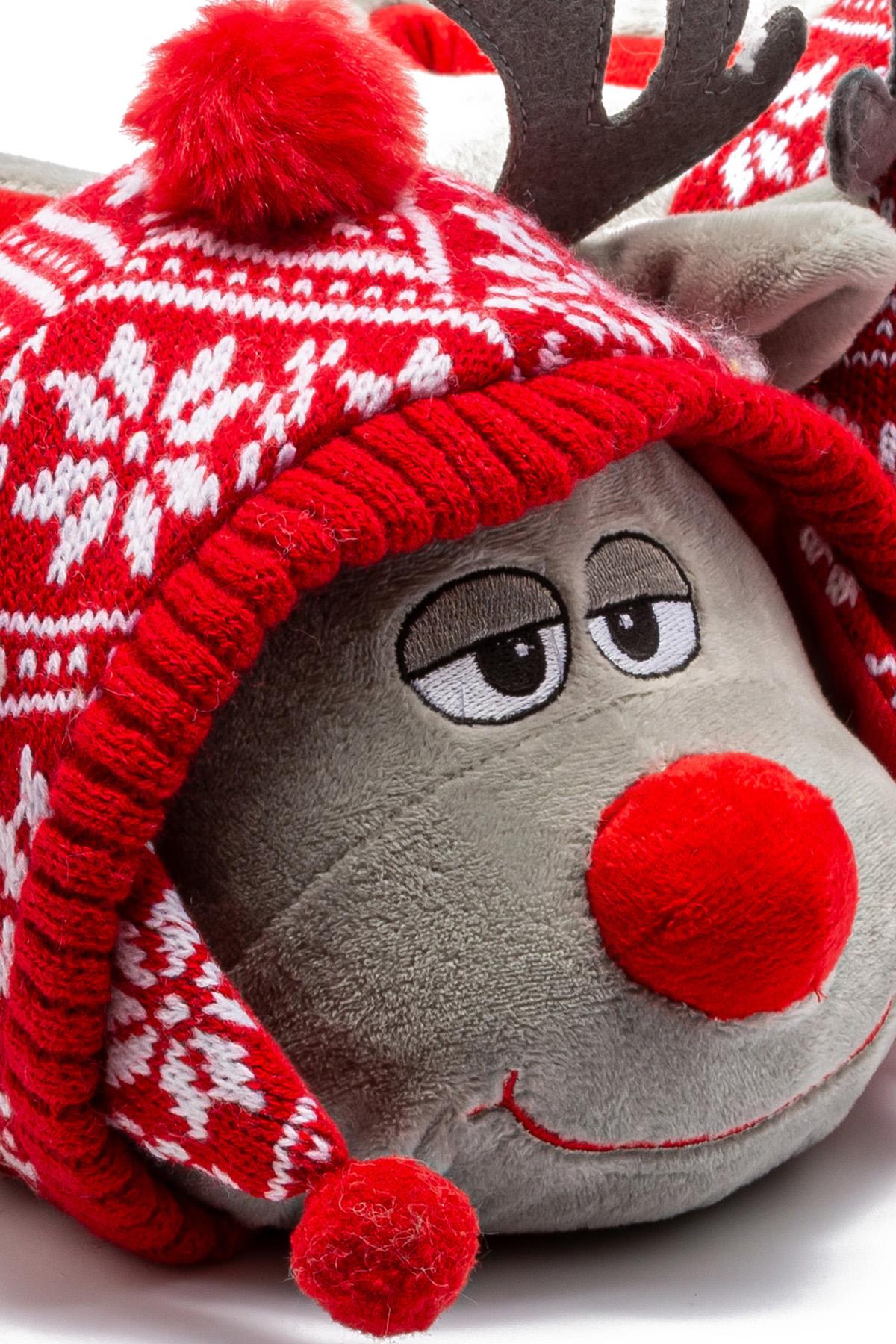 Anna Kadın Hayvanlı Panduf Gri 36/41