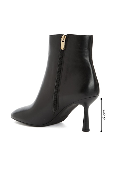  Divarese Kadın Siyah Deri Bot