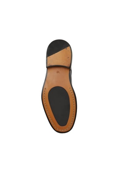  Network Erkek Siyah Deri Ayakkabı