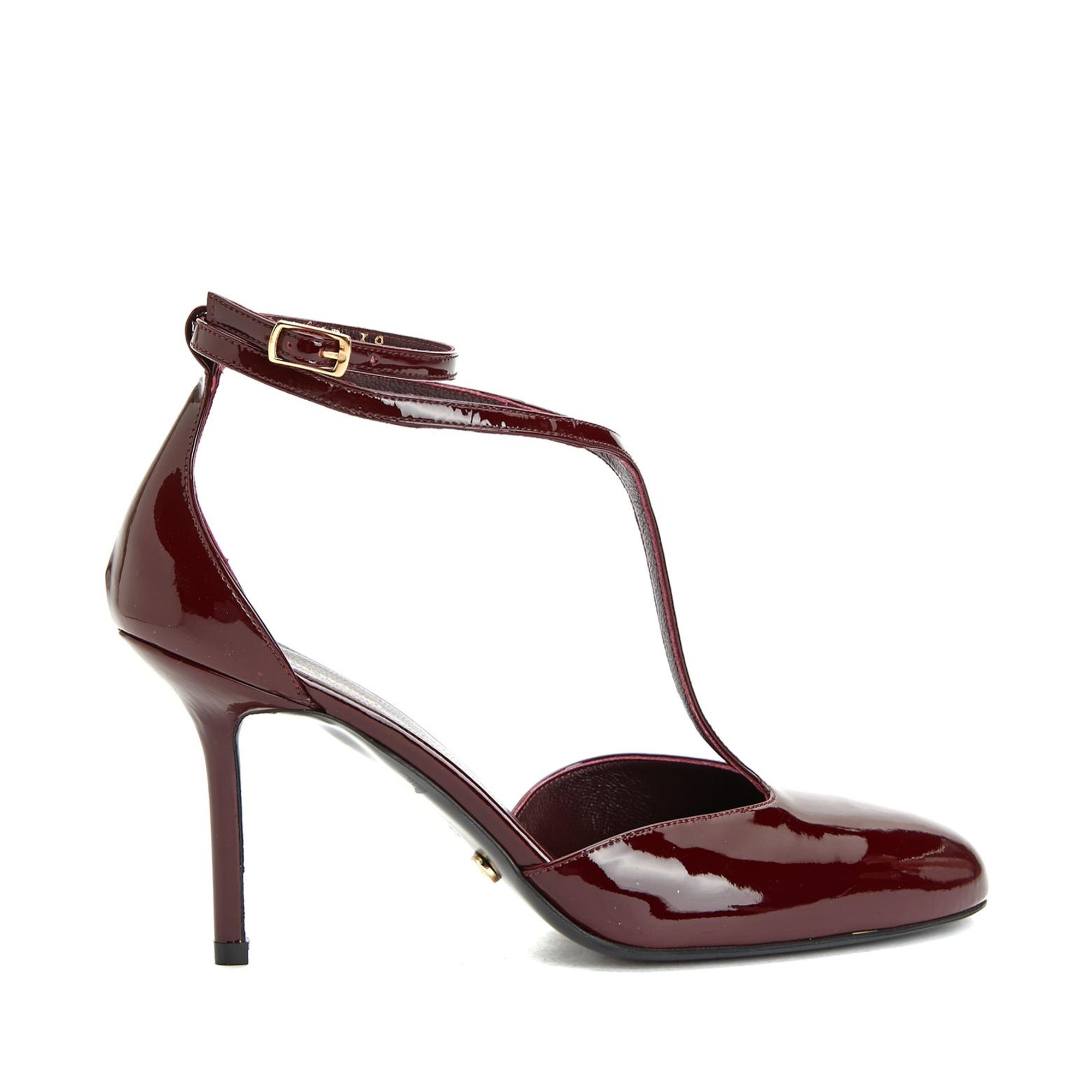 George Hogg Kadın Bordo Rugan Topuklu Ayakkabı