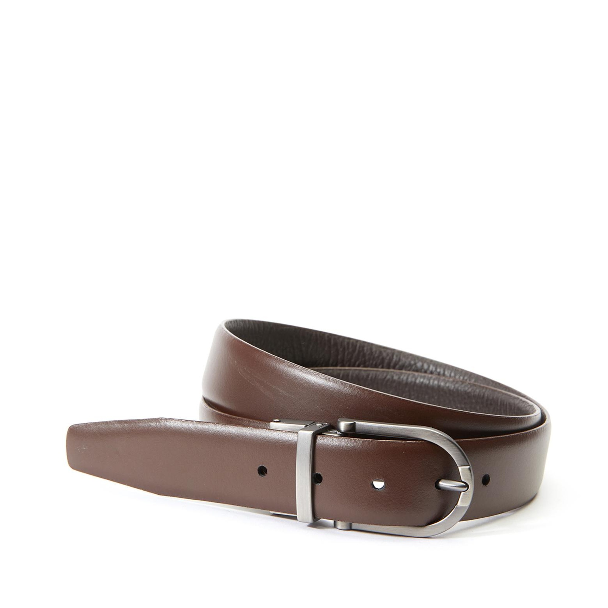 Network Erkek Kahverengi Deri Kemer