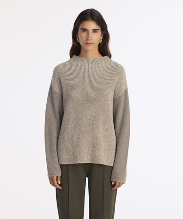  YARGICI Geniş Yarım Balıkçı Yaka Uzun Kol Kazak