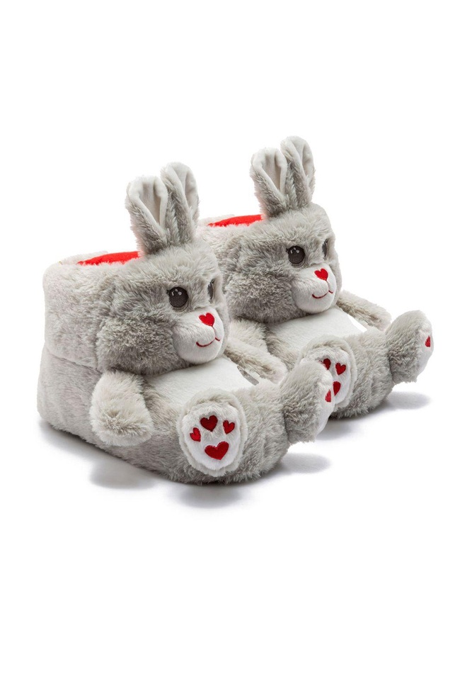  Rabi Kadın Hayvanlı Panduf Gri 36/41