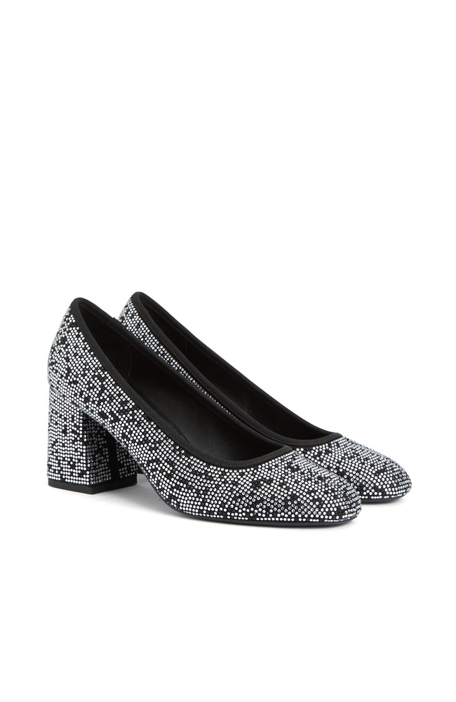  Divarese Kadın Silver Taşlı Topuklu Ayakkabı