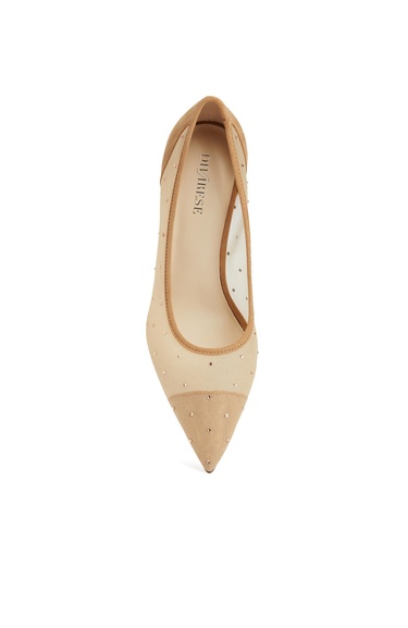  Divarese Kadın Kum Taşlı Topuklu Ayakkabı