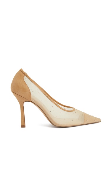  Divarese Kadın Kum Taşlı Topuklu Ayakkabı