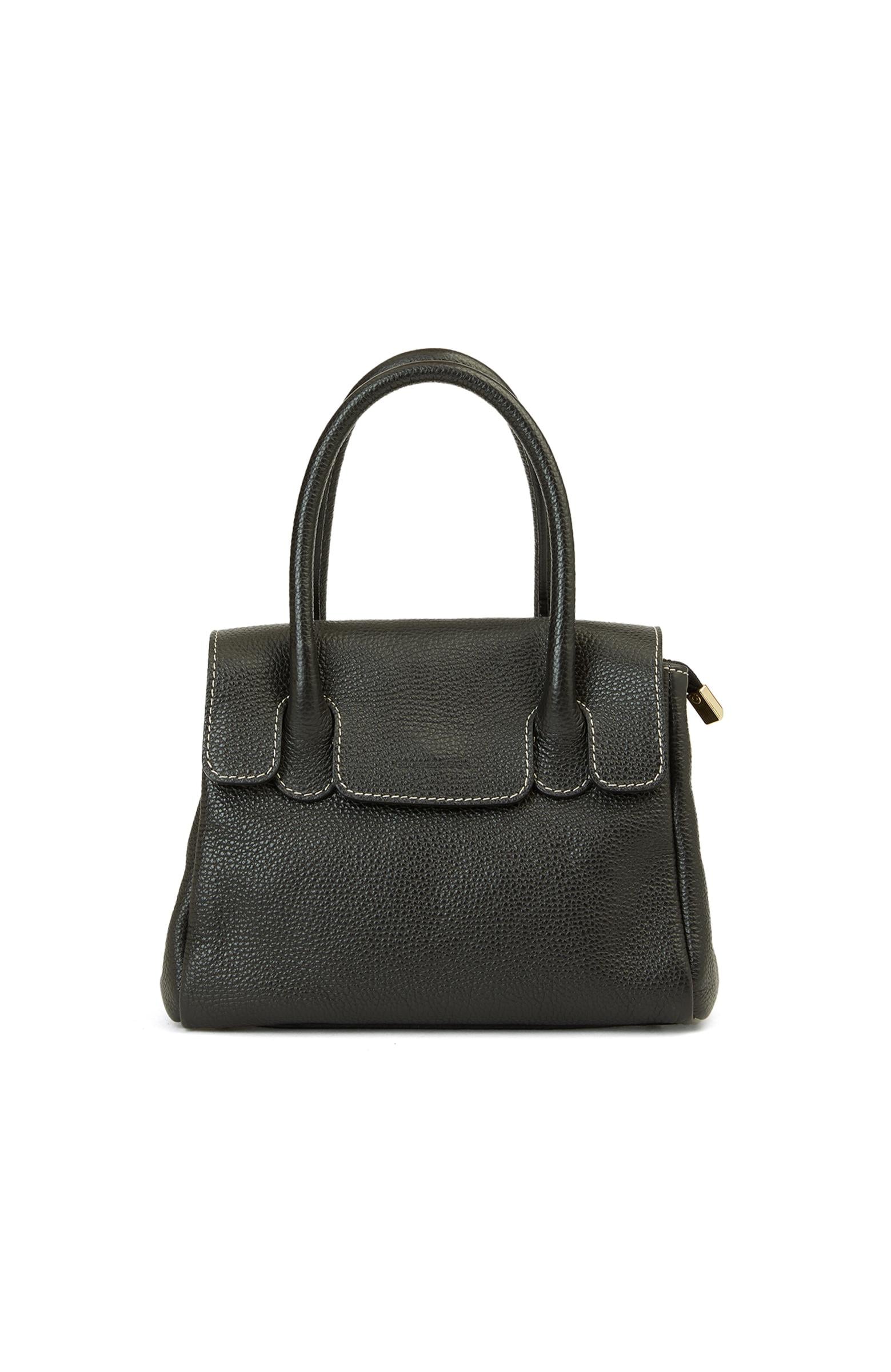  George Hogg Kadın Siyah Deri Çanta