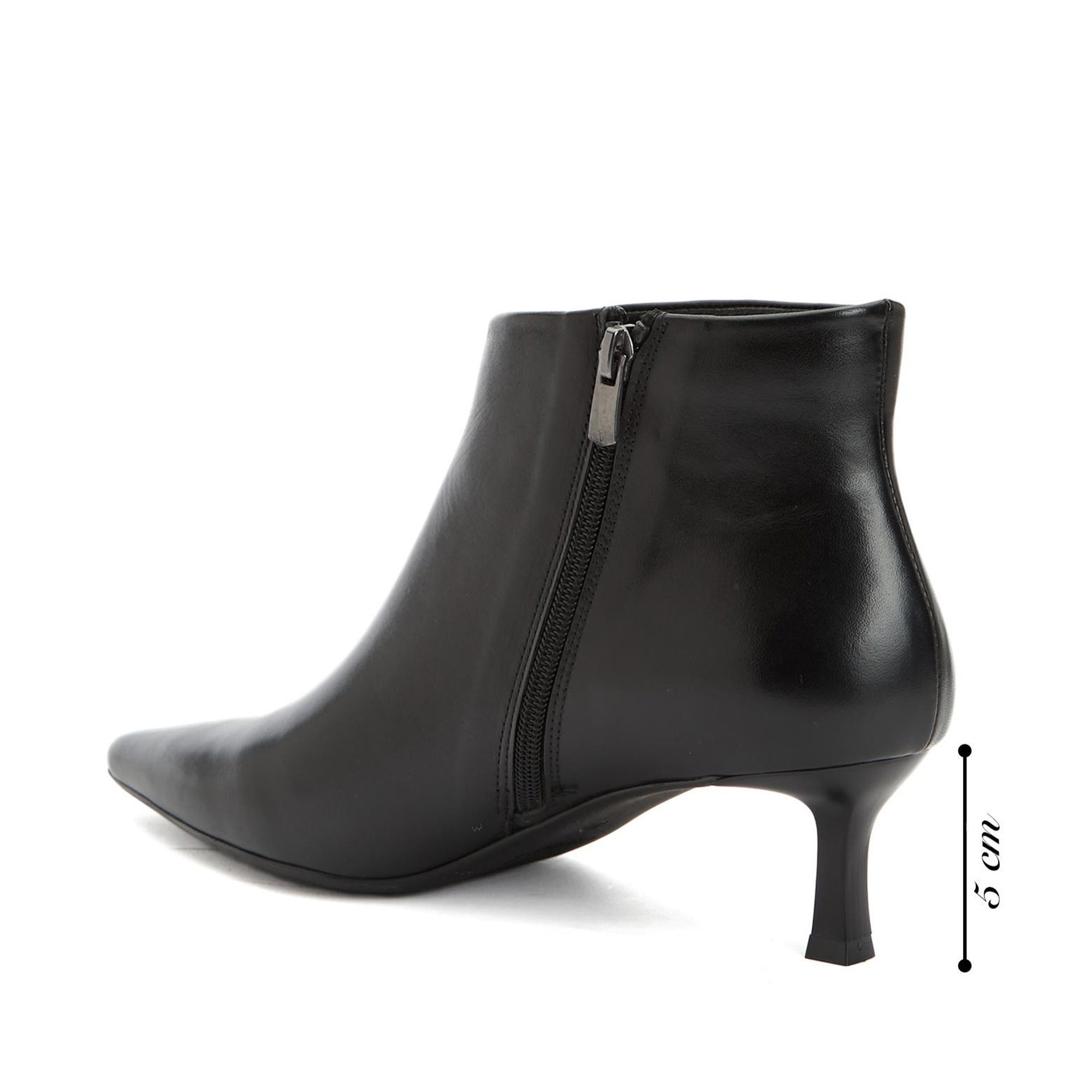 Divarese Kadın Siyah Deri Bot