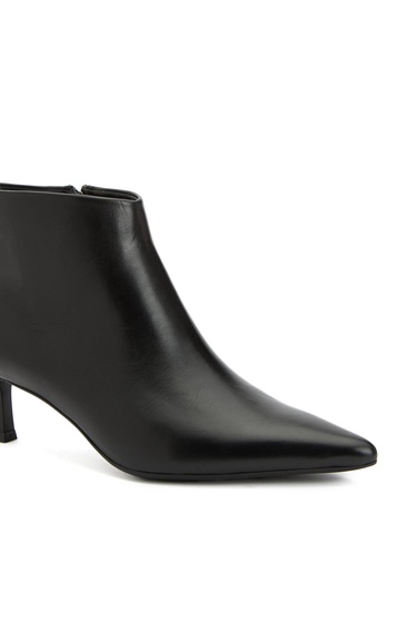  Divarese Kadın Siyah Deri Bot