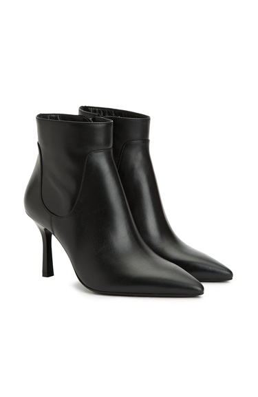  Divarese Kadın Siyah Topuklu Bot