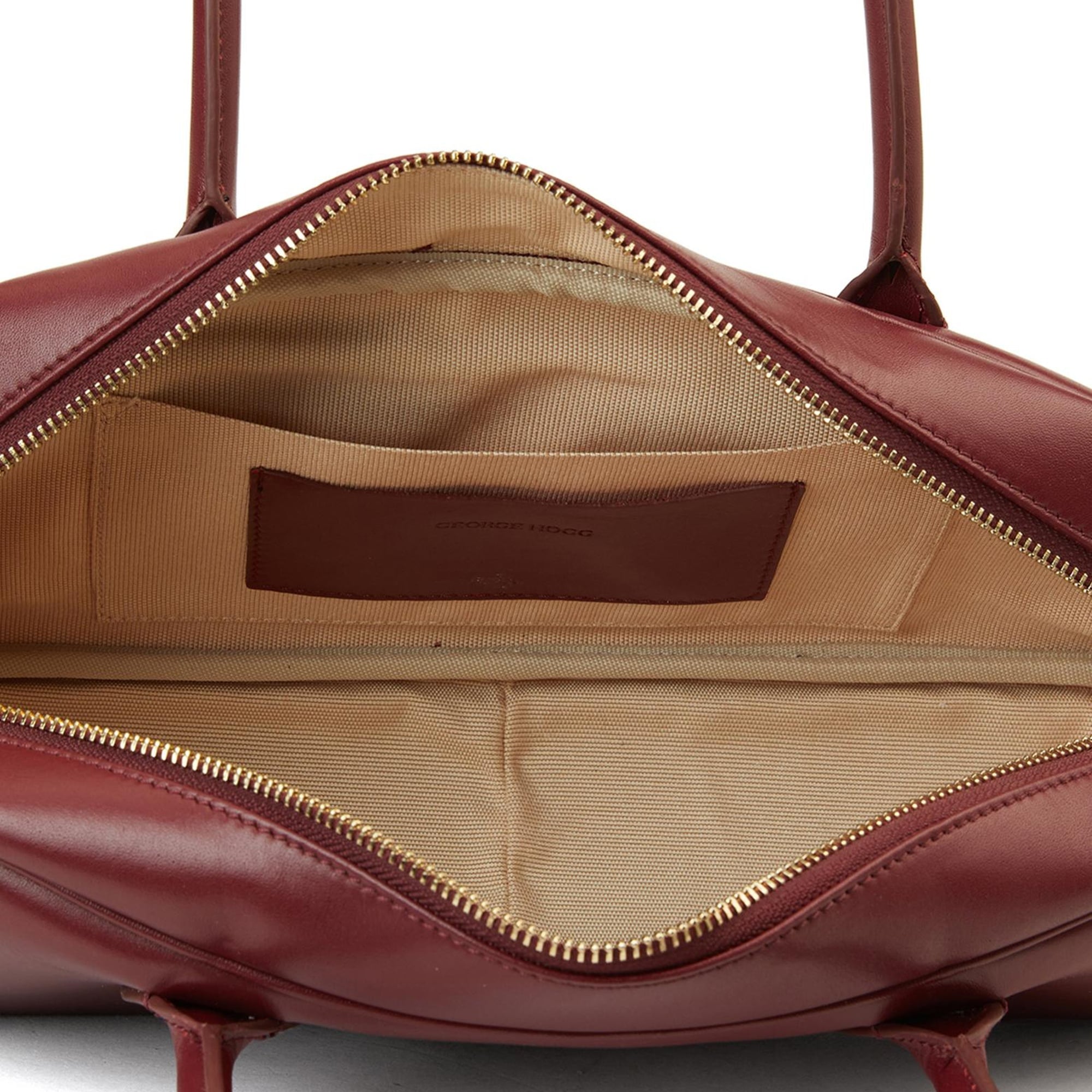 George Hogg Kadın Bordo Deri Çanta