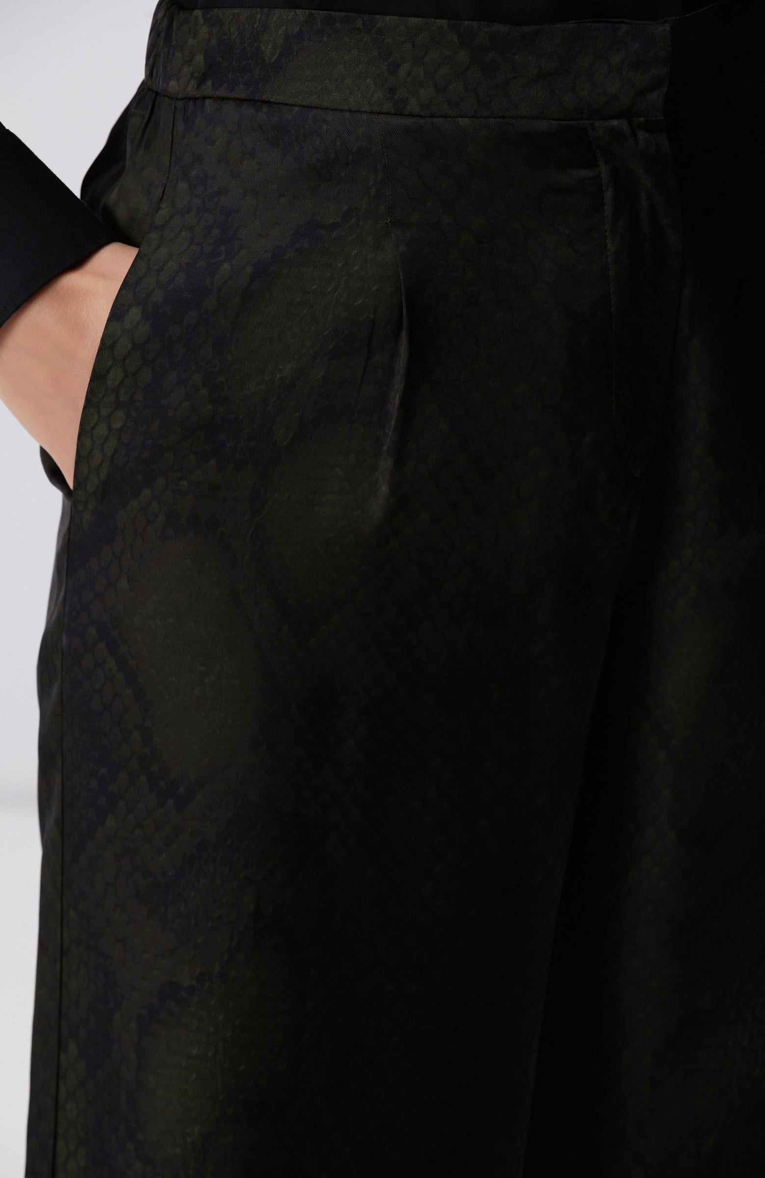  Network Kadın Haki Desenli Pantolon