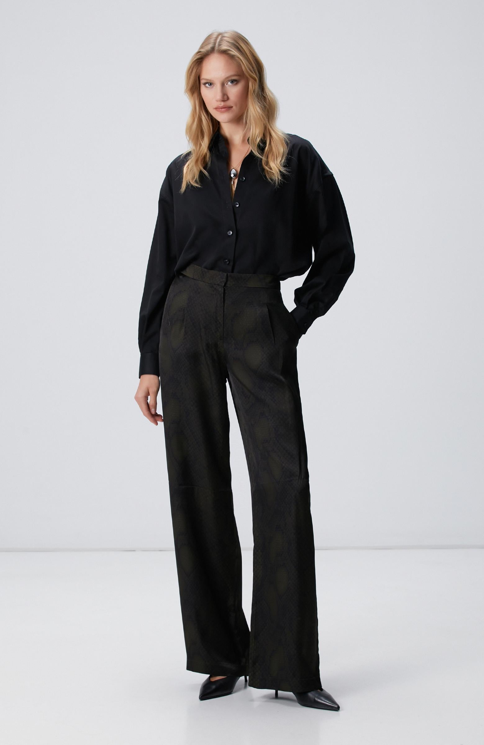  Network Kadın Haki Desenli Pantolon