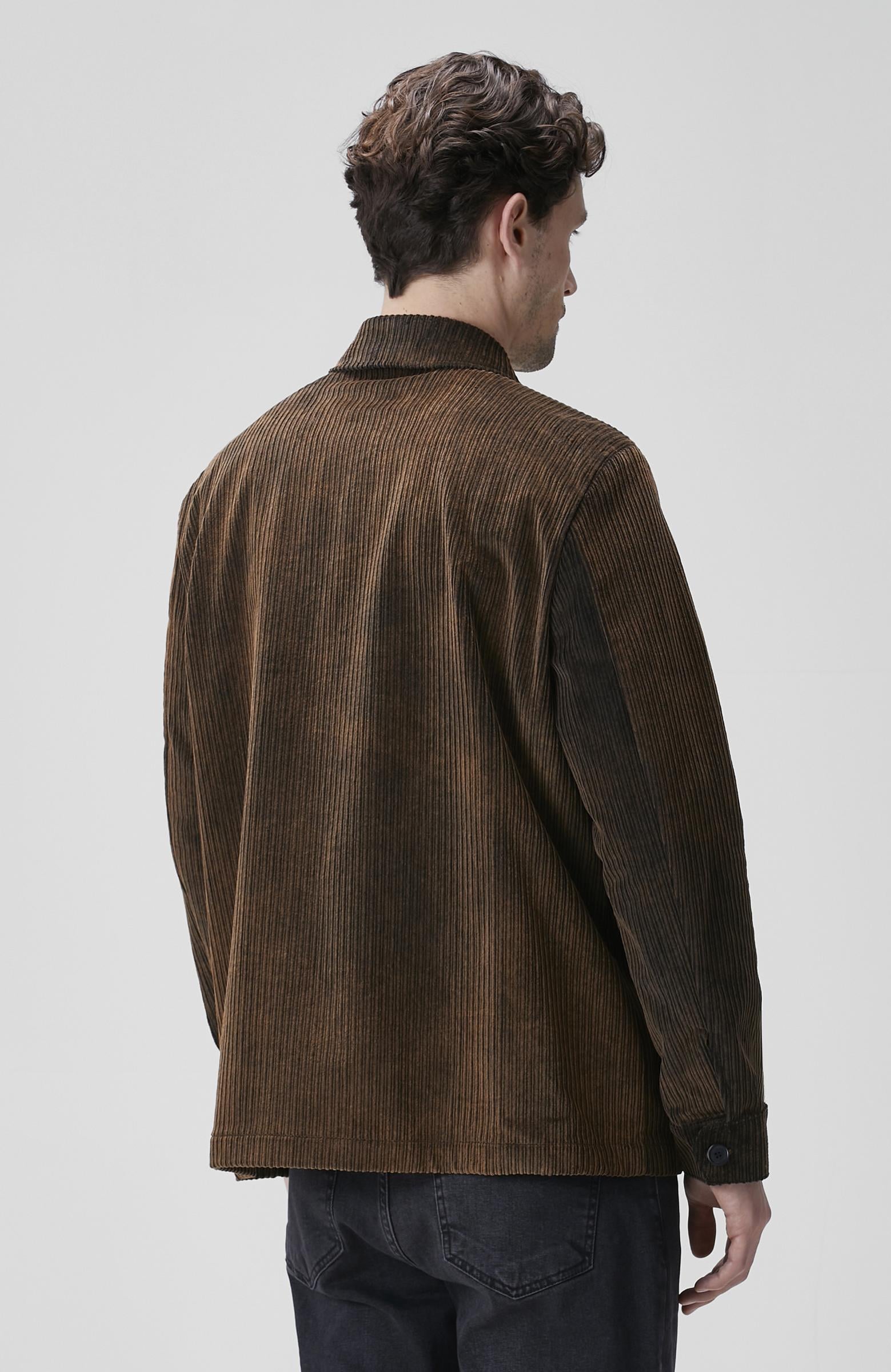  Network Erkek Kahverengi Fitilli Coat Ceket