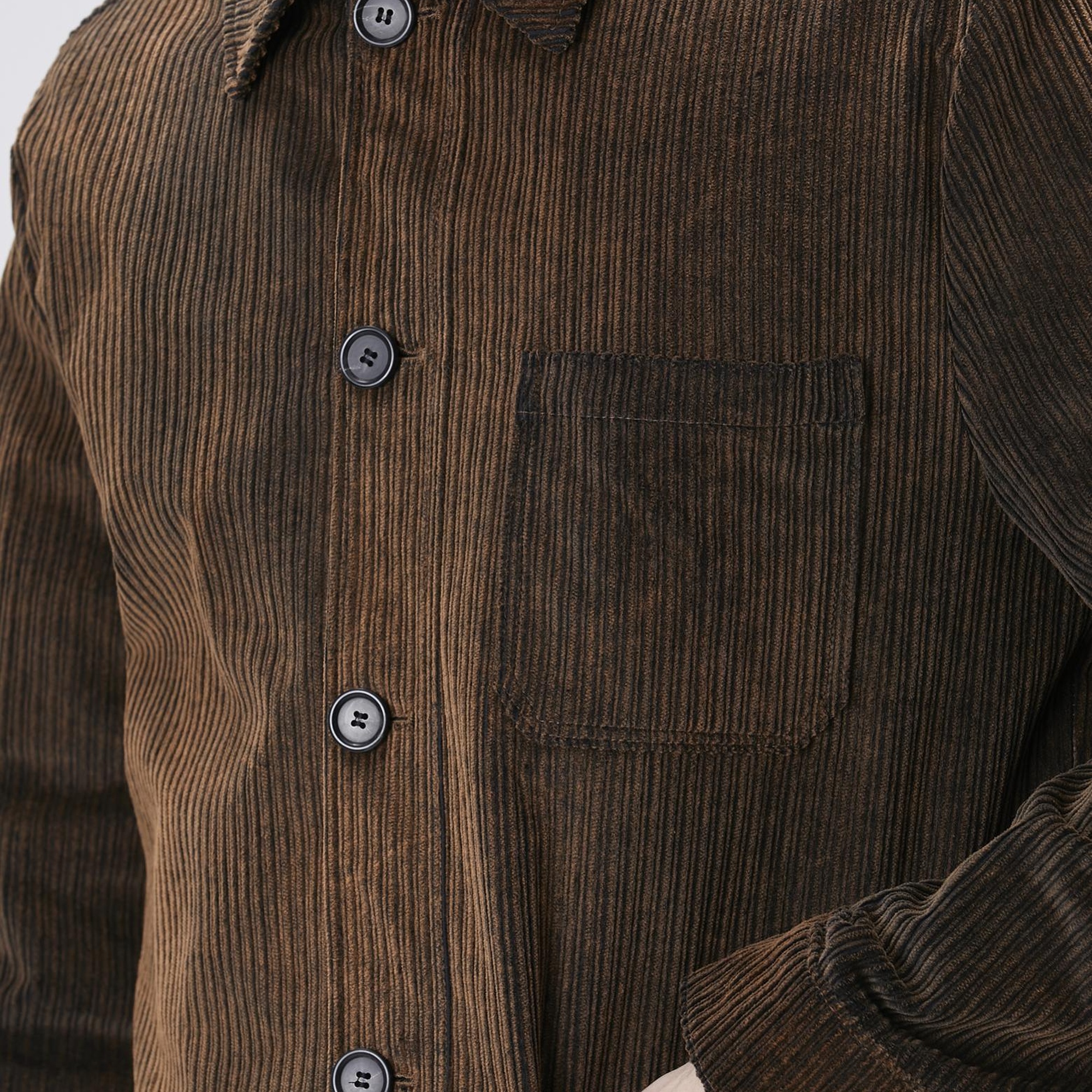 Network Erkek Kahverengi Fitilli Coat Ceket