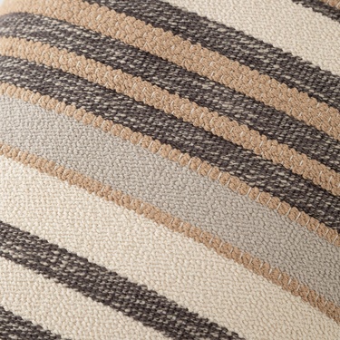  EVA ÇİZGİLİ KIRLENT EKRU 40X70