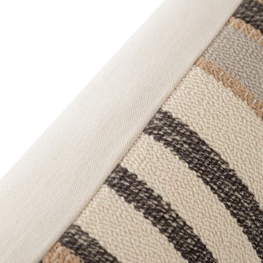  EVA ÇİZGİLİ KIRLENT EKRU 40X70