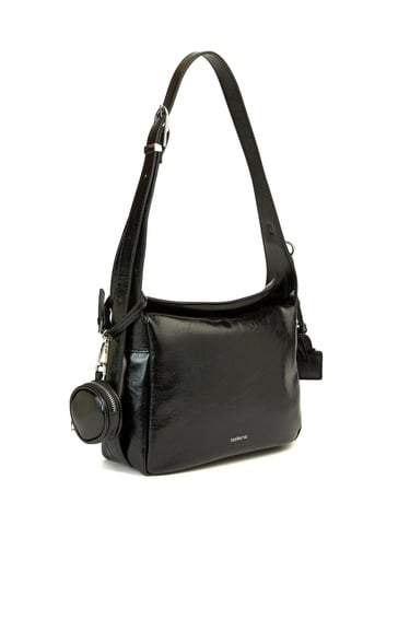  Divarese Kadın Siyah Omuz Çantası