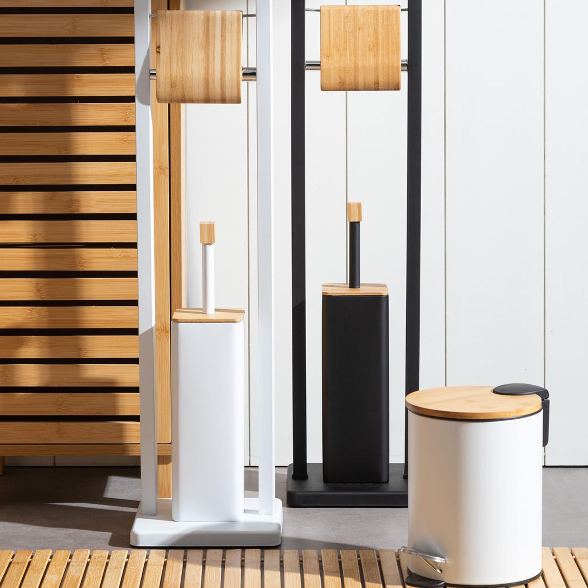 BOHO TUVALET FIRÇALIK&KAĞITLIK SİYAH