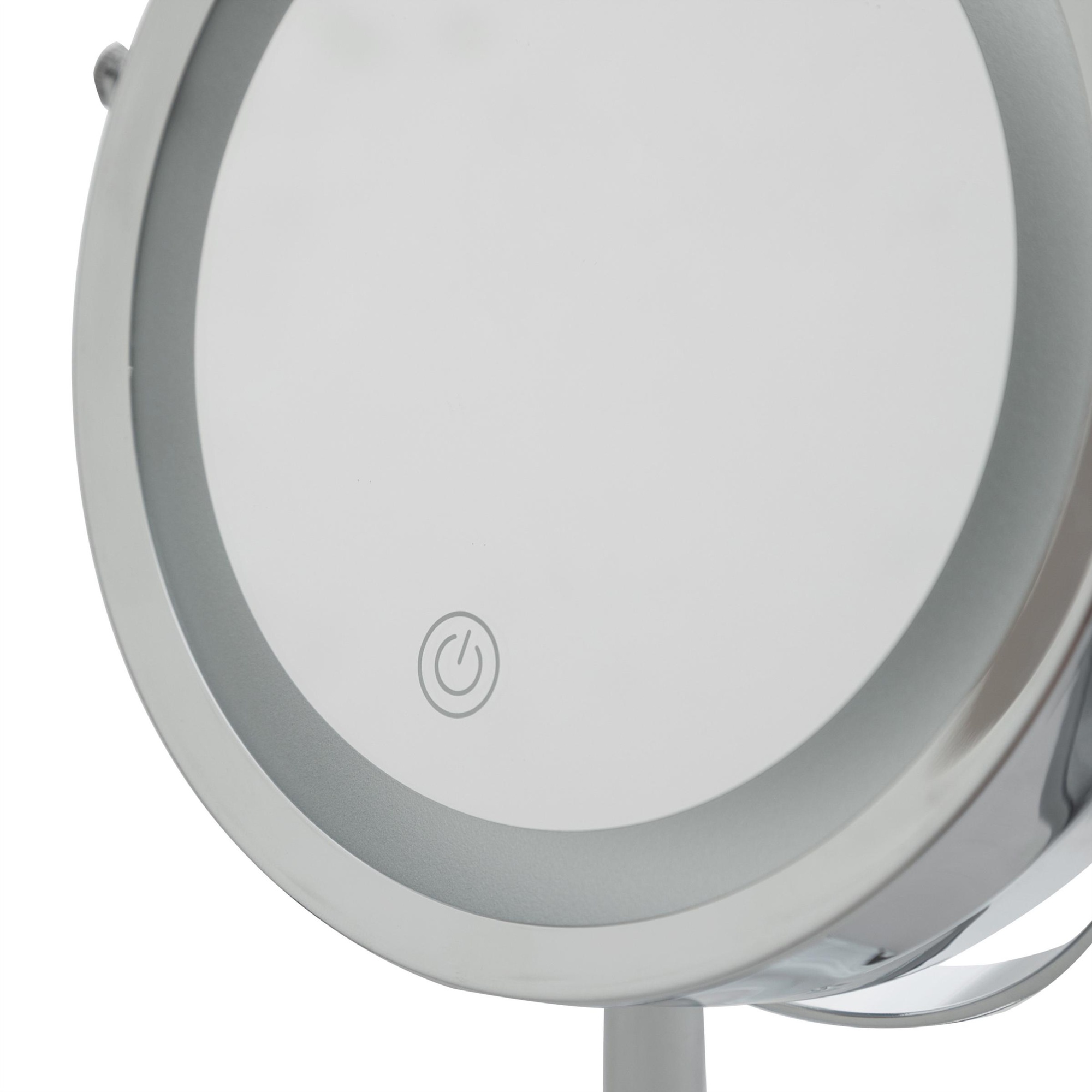 BOHO AYDINLATMALI BÜYÜTEÇLİ AYNA