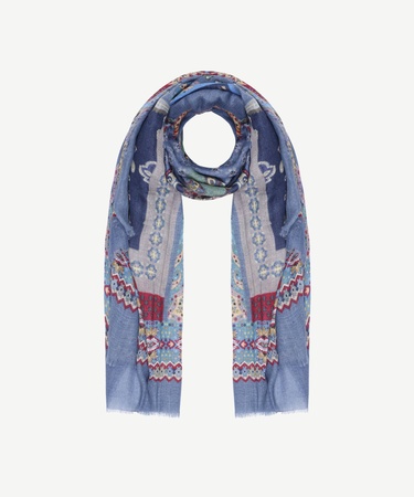  YARGICI Etnik Desenli Yün Şal