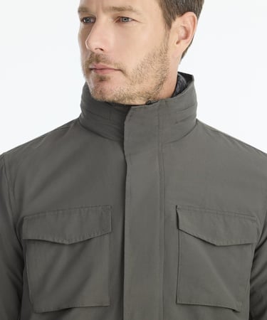  YARGICI Regular Dik Yaka Uzun Kol Yağmurluk